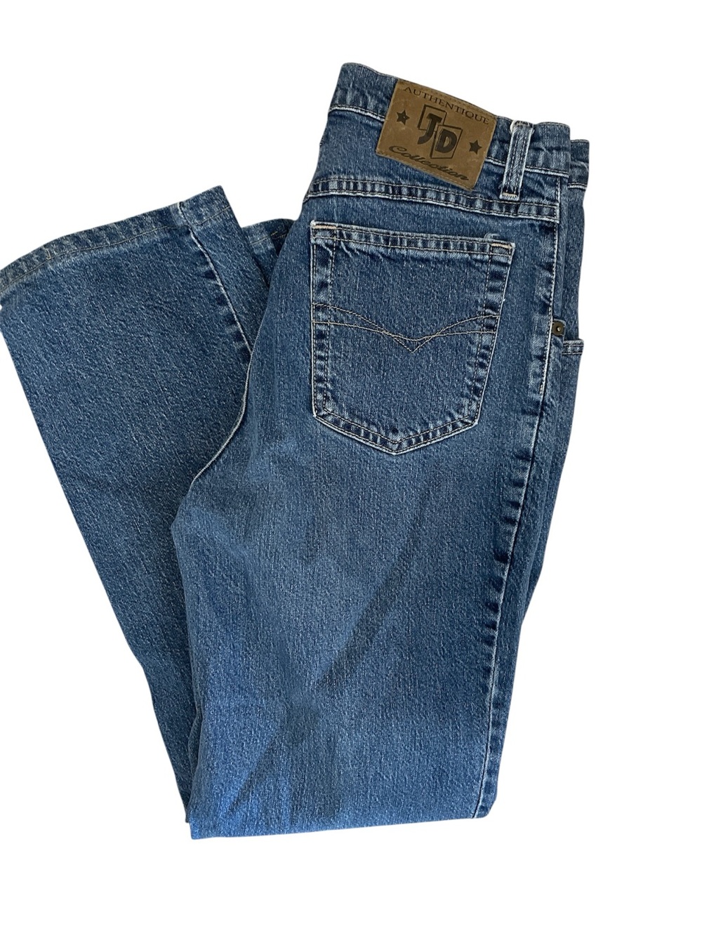 Vintage High Rise Straight Leg JD Authentique Collection Ranchwear Cotton Jeans